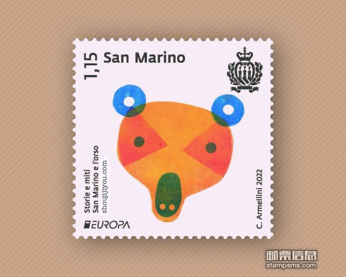 圣马力诺4月5日发行欧罗巴系列邮票