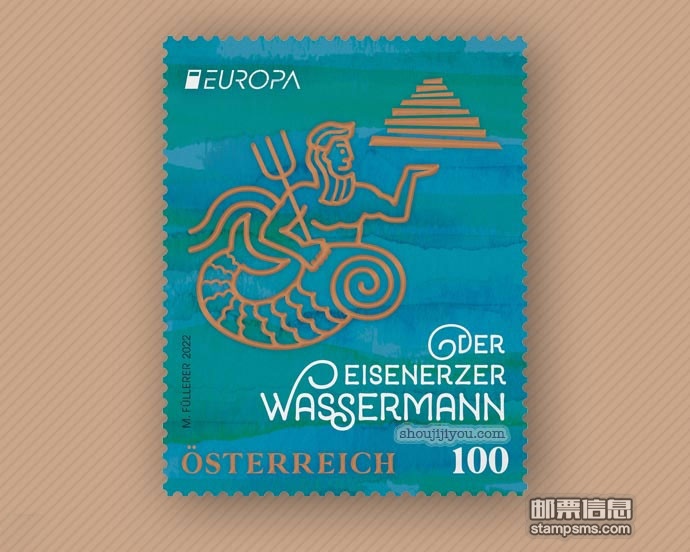 奥地利5月7日发行欧罗巴邮票