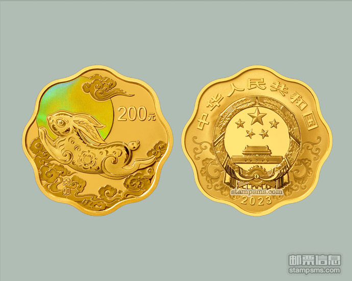 11月18日发行2023中国癸卯(兔)年金银纪念币