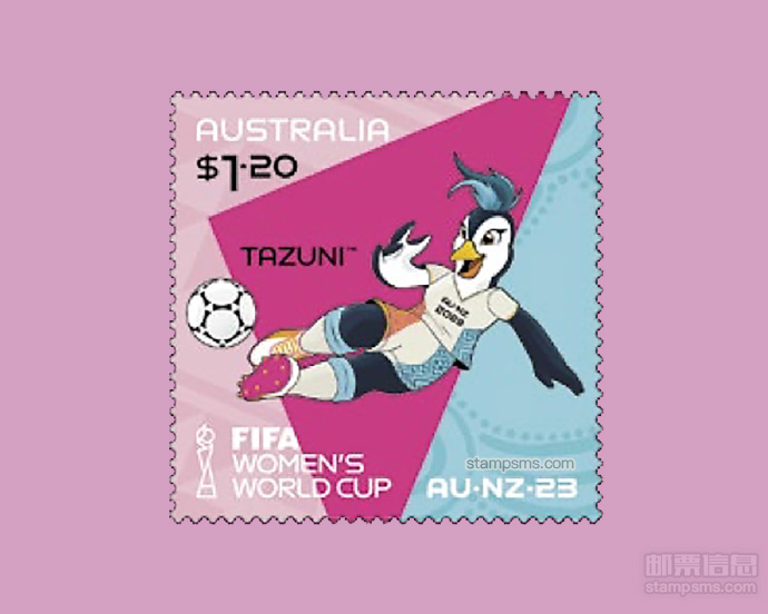 澳大利亚7月11日发行《2023FIFA女足世界杯》邮票